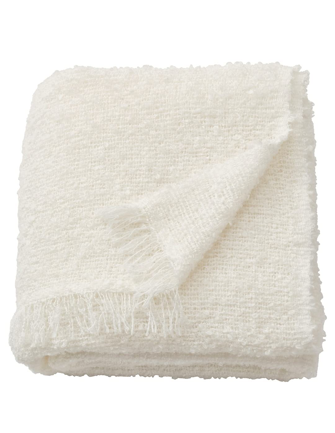 Ikea EVALI Retail World Online Microfiber Throw (Off-White, 130x170 cm, Standard)
