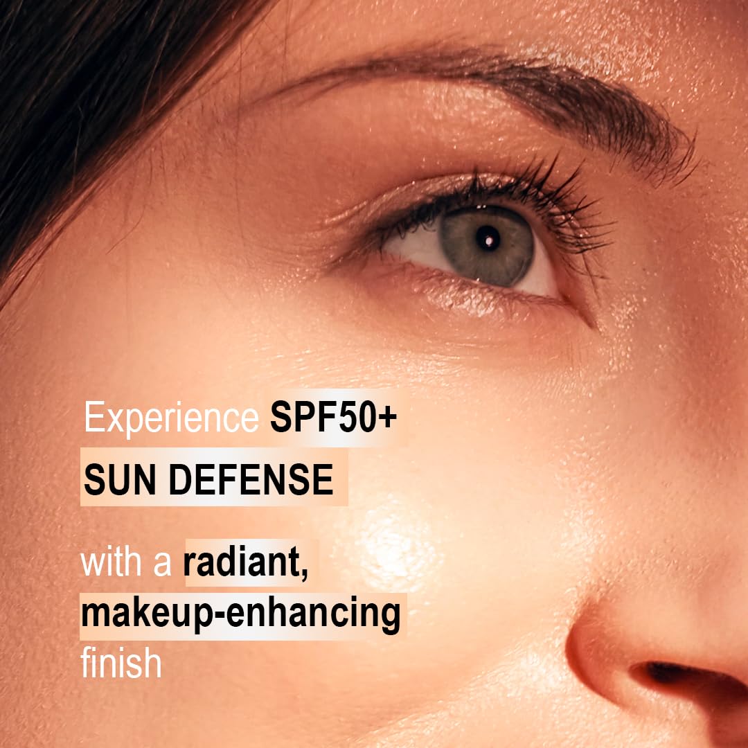 SkinObsession Lumi Glaze+ Gold Highlighting Sunscreen SPF 50 PA+++ with Instant Dewy Glow Lightweight, Non Sticky No White Cast With Niacinamide And Hyaluronic Acid 30g Lohiya Retails