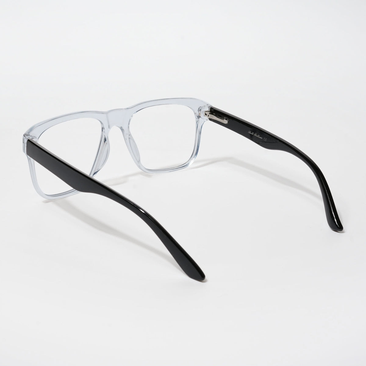 Eyejack Bell Bottom Transparent Square Eyeglasses for Men and Women - Style L361 - view 3