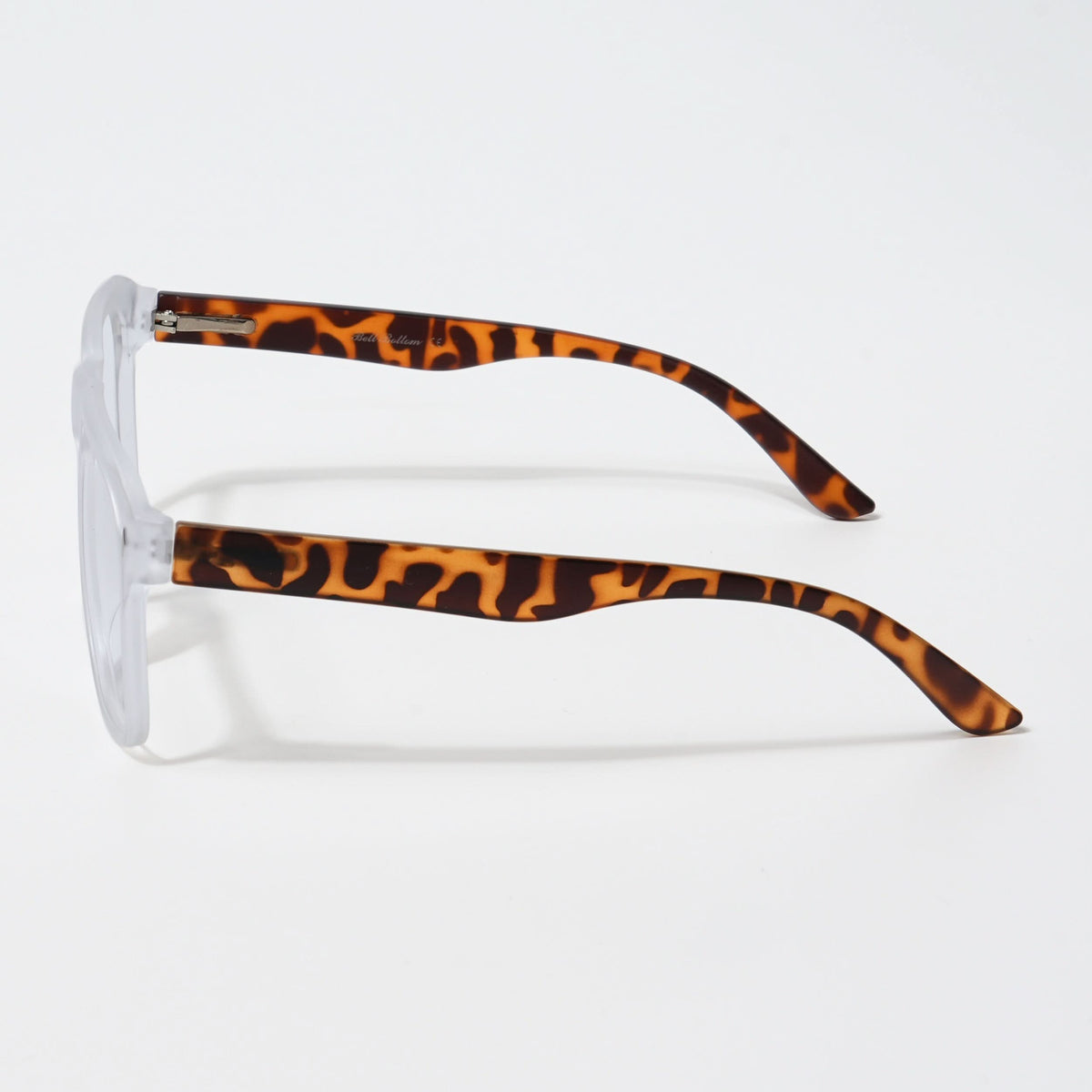 Eyejack Bell Bottom Matte Transparent Square Eyeglasses for Men and Women - Style L364 - view 4