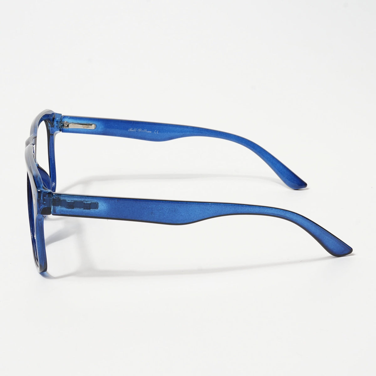 Eyejack Bell Bottom Shine Blue Square Eyeglasses for Men and Women - Style L366 - view 4