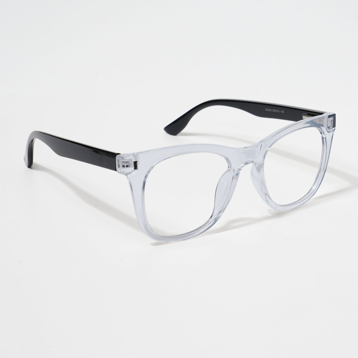 Eyejack Bell Bottom Transparent Square Eyeglasses for Men and Women - Style L388 - view 1