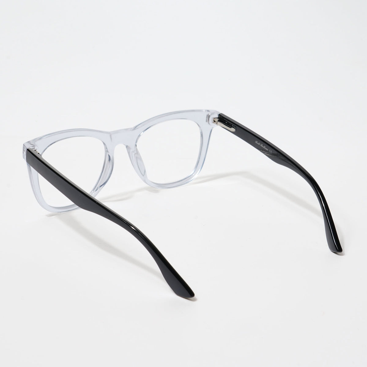 Eyejack Bell Bottom Transparent Square Eyeglasses for Men and Women - Style L388 - view 3