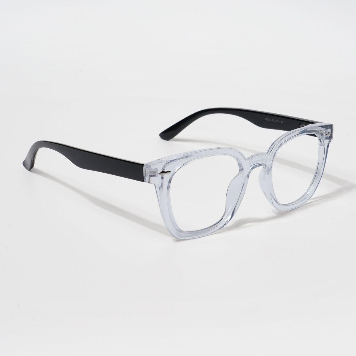 Eyejack Bell Bottom Transparent Square Eyeglasses for Men and Women - Style L397 - view 1