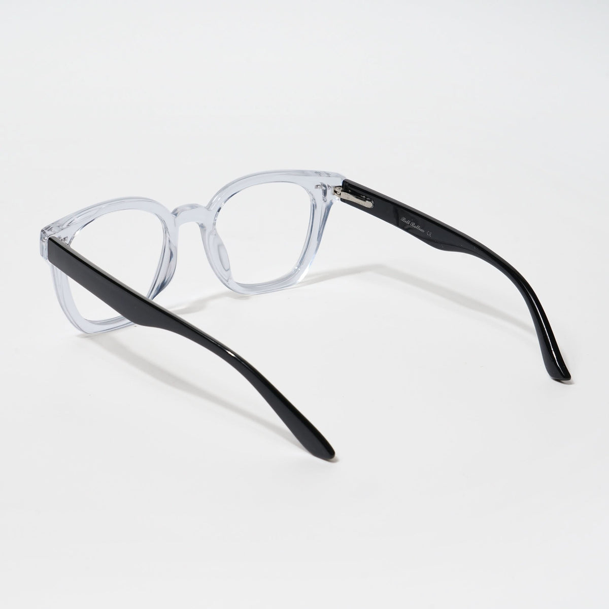 Eyejack Bell Bottom Transparent Square Eyeglasses for Men and Women - Style L397 - view 3