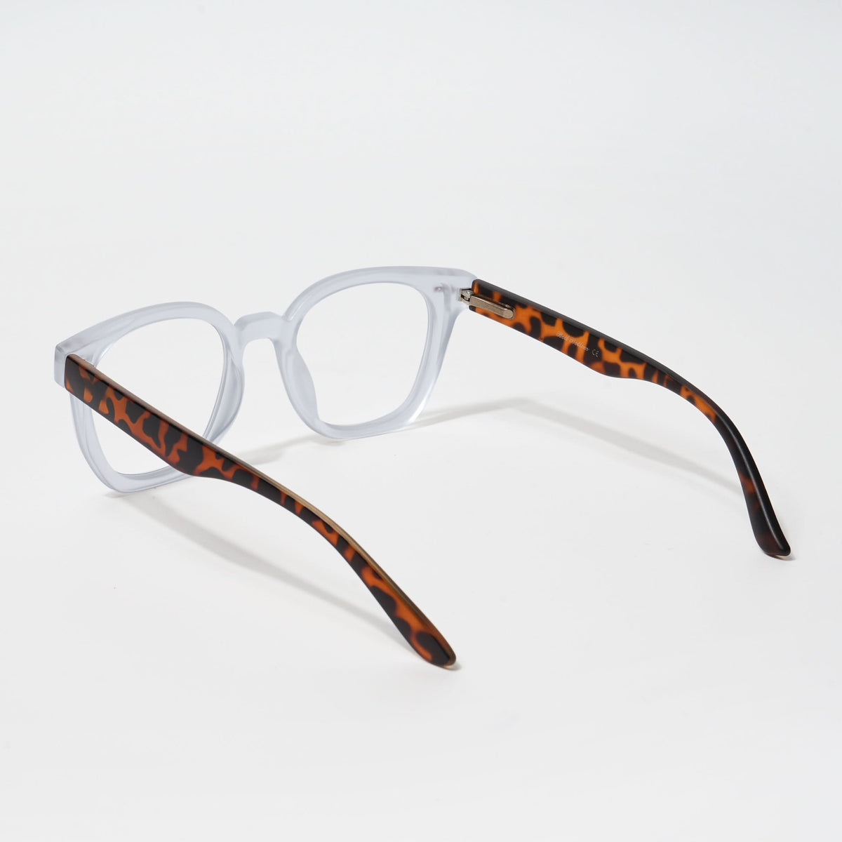 Eyejack Bell Bottom Matte Transparent Square Eyeglasses for Men and Women - Style L400 - view 3