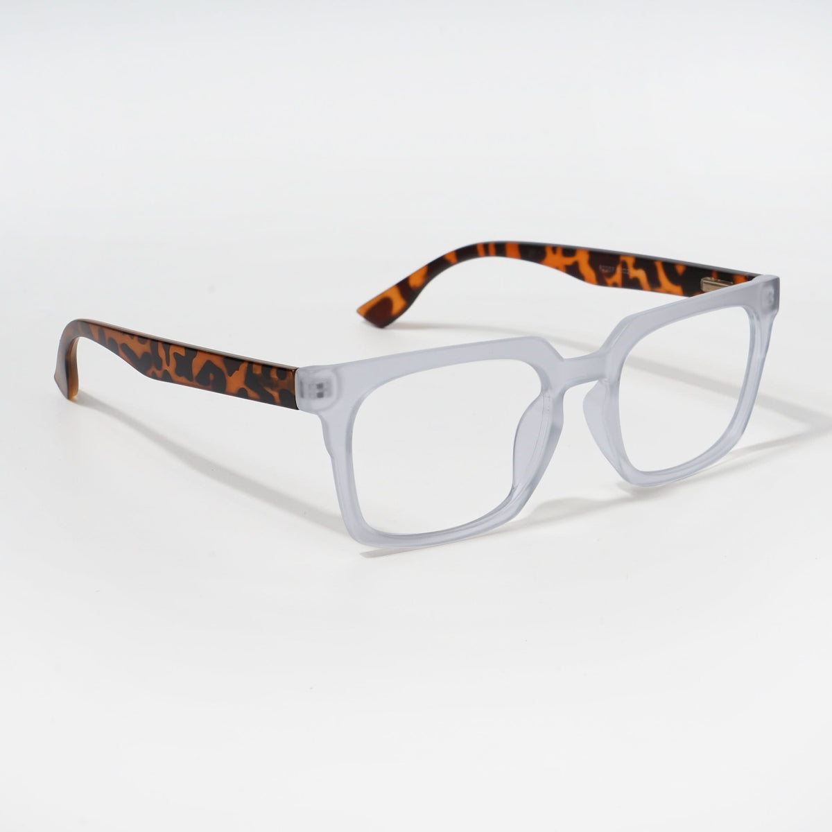 Eyejack Bell Bottom Matte Transparent Rectangle Eyeglasses for Men and Women - Style L418 - view 1