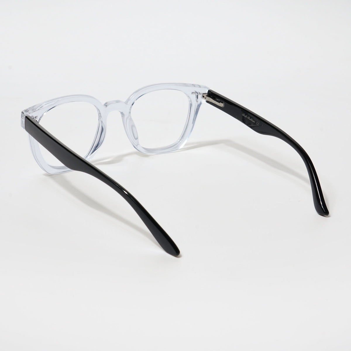 Eyejack Bell Bottom Transparent Square Eyeglasses for Men and Women - Style L424 - view 3