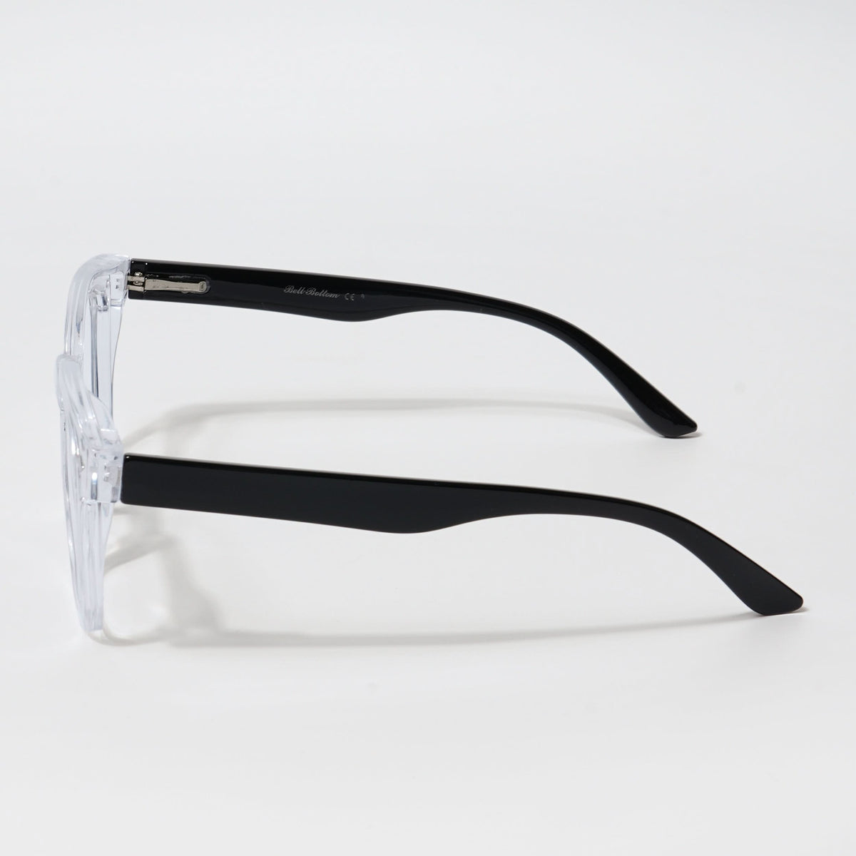 Eyejack Bell Bottom Transparent Square Eyeglasses for Men and Women - Style L424 - view 4