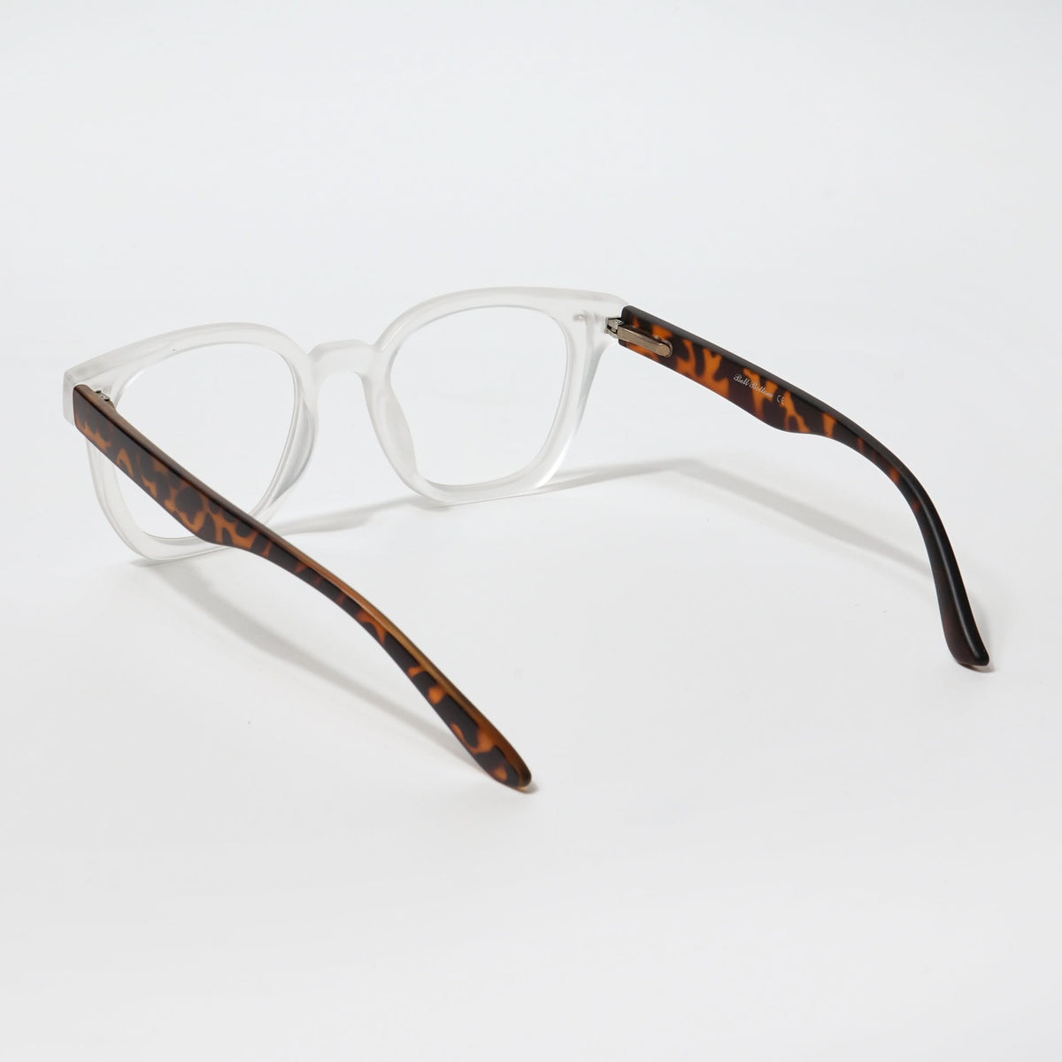 Eyejack Bell Bottom Matte Transparent Square Eyeglasses for Men and Women - Style L427 - view 3