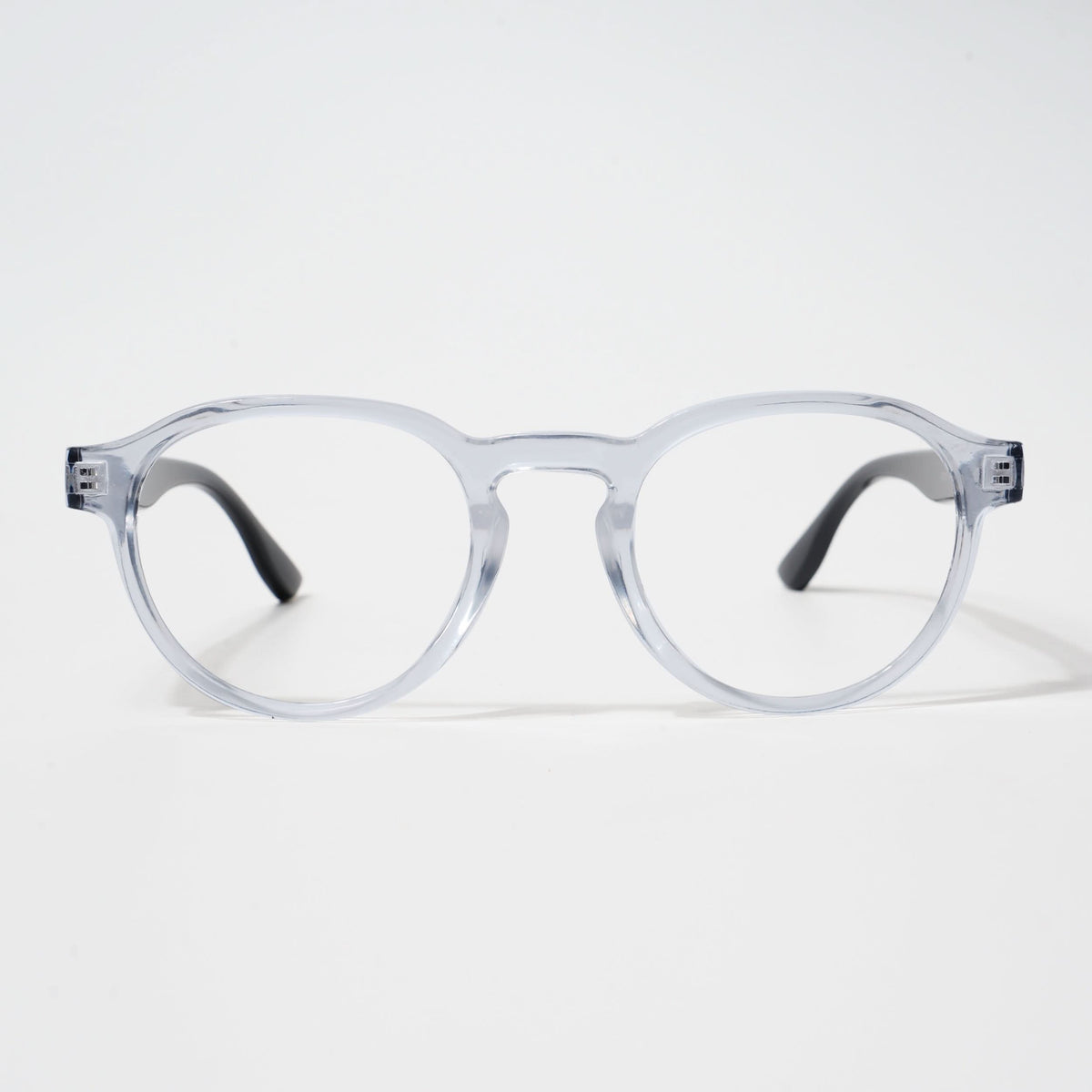 Eyejack Bell Bottom Transparent Round Eyeglasses for Men and Women - view 2