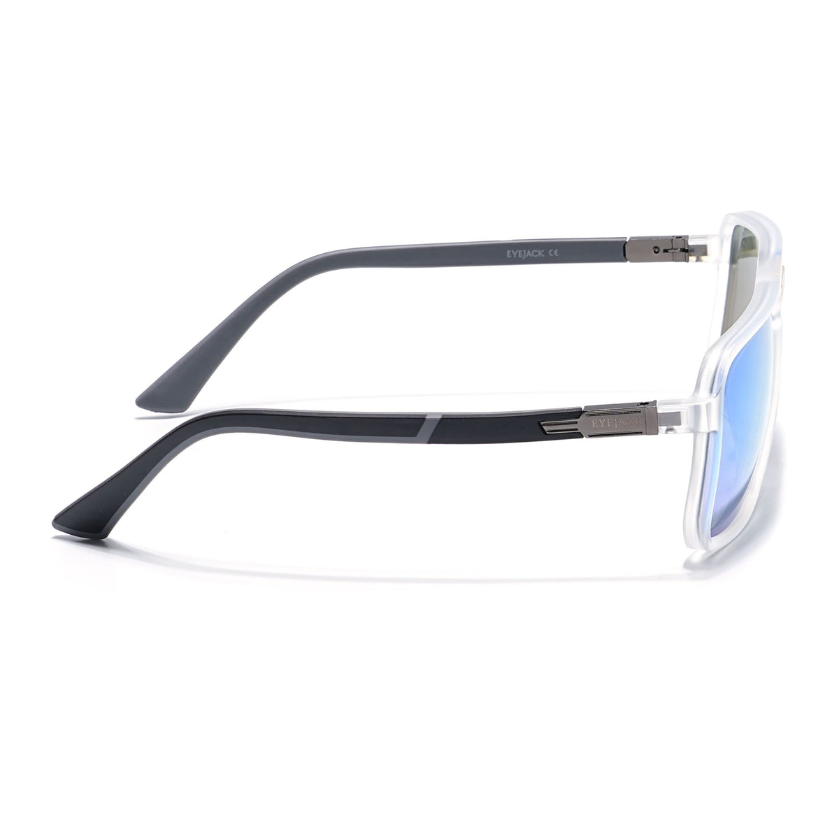 Eyejack Transparent Square Sunglasses for Men and Women - Style 1119 - view 5