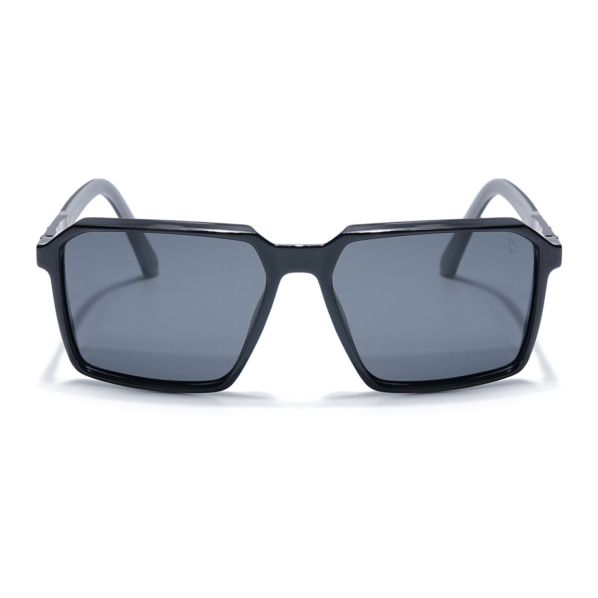 Eyejack Shine Black Square Sunglasses for Men and Women - Style 1120 - view 3