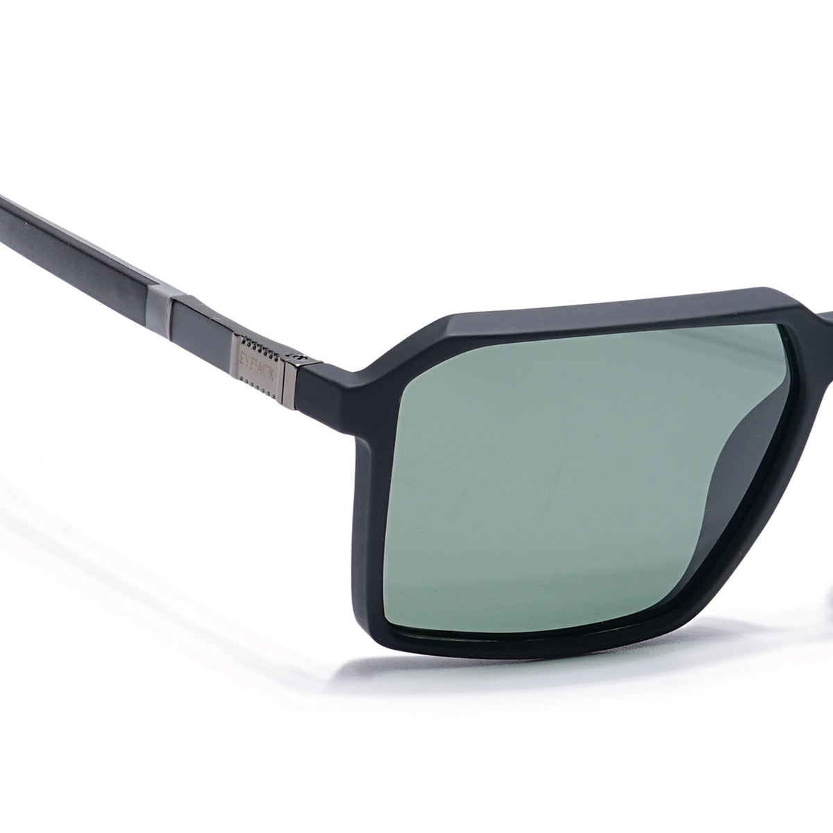 Eyejack Black Square Sunglasses for Men and Women - Style 1122 - view 5