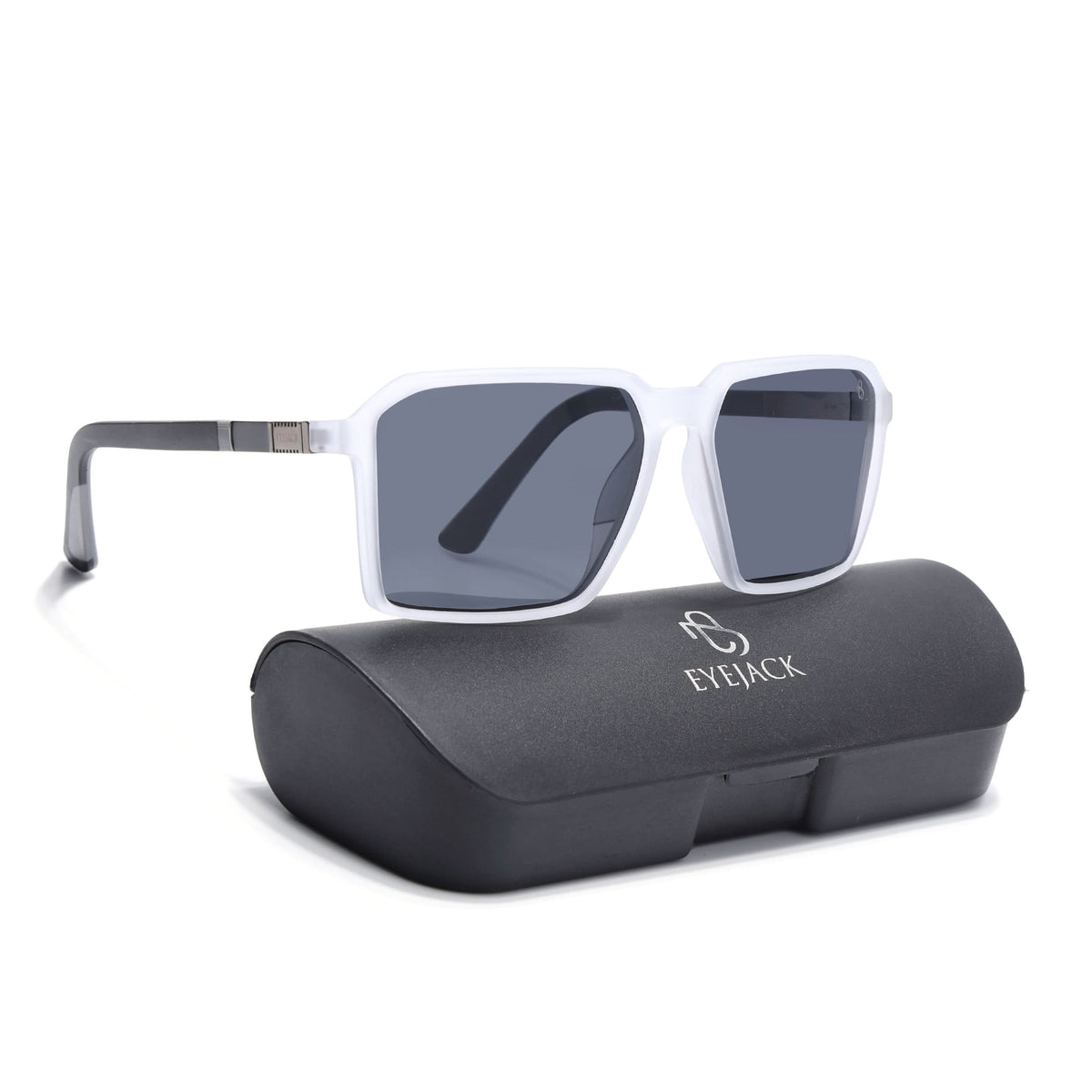 Eyejack Transparent Square Sunglasses for Men and Women - Style 1125 - view 8