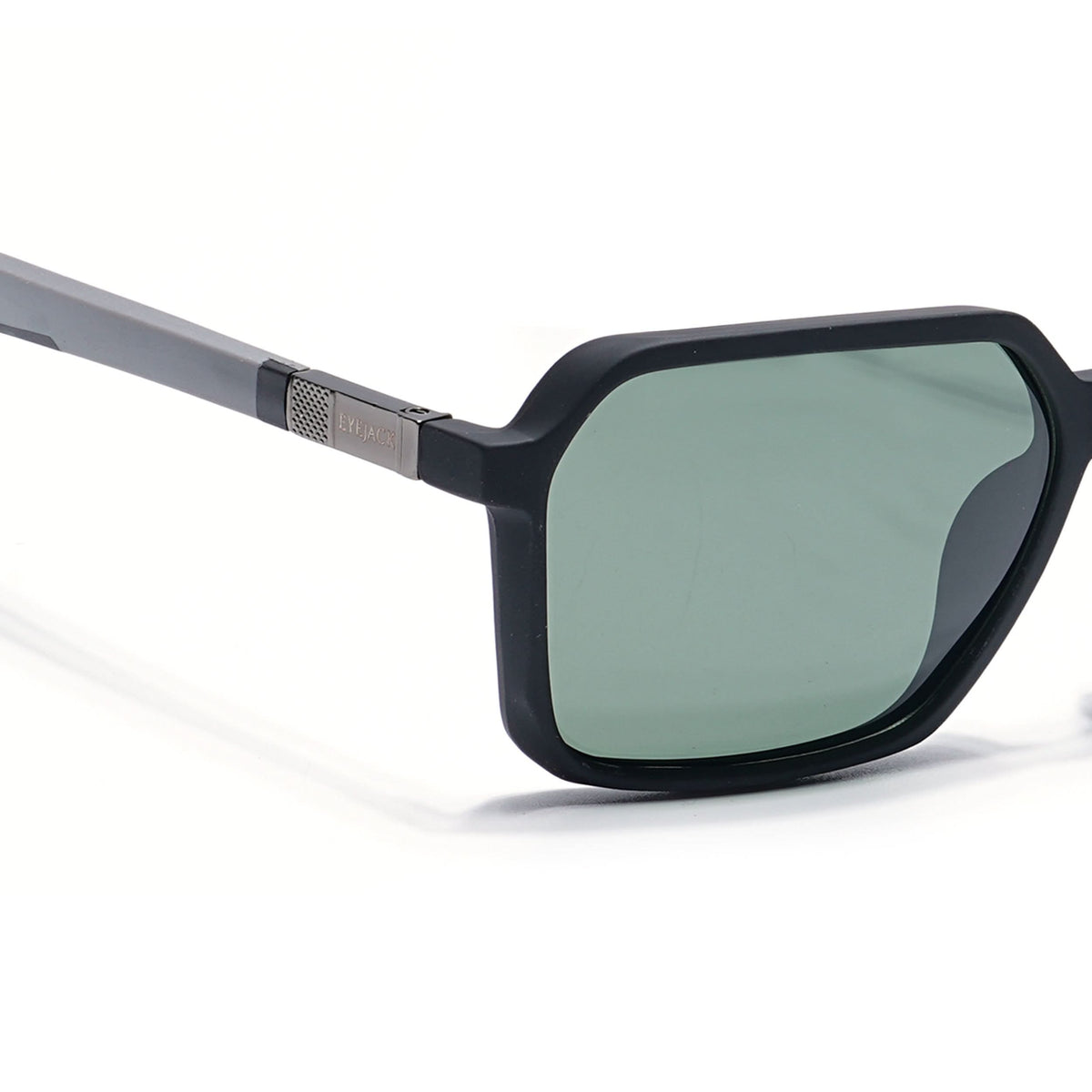 Eyejack Black Square Sunglasses for Men and Women - Style 1127 - view 5
