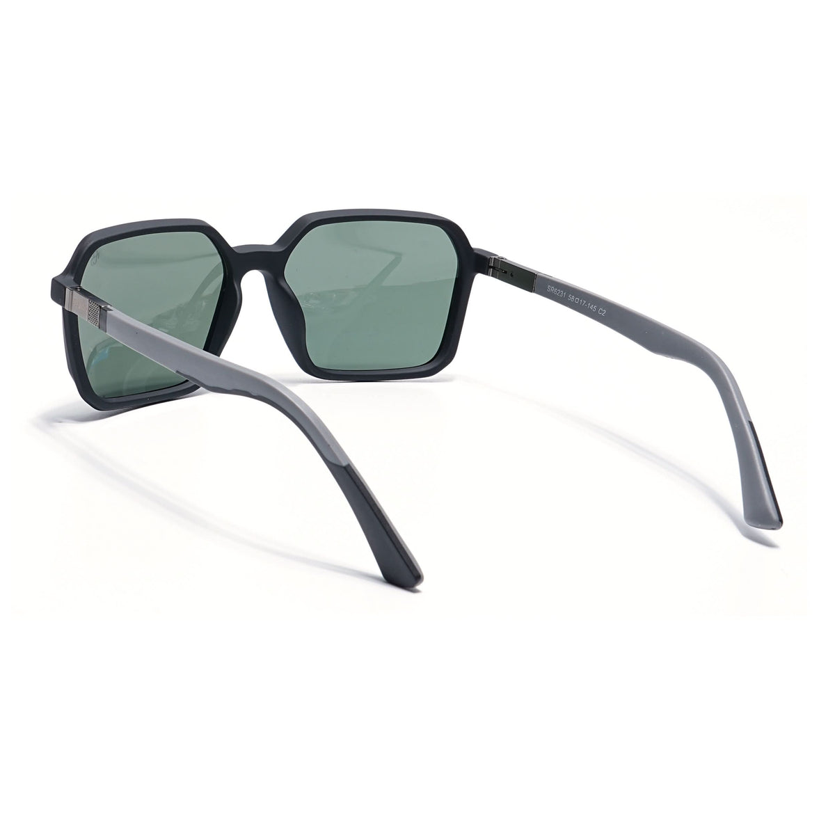 Eyejack Black Square Sunglasses for Men and Women - Style 1127 - view 6