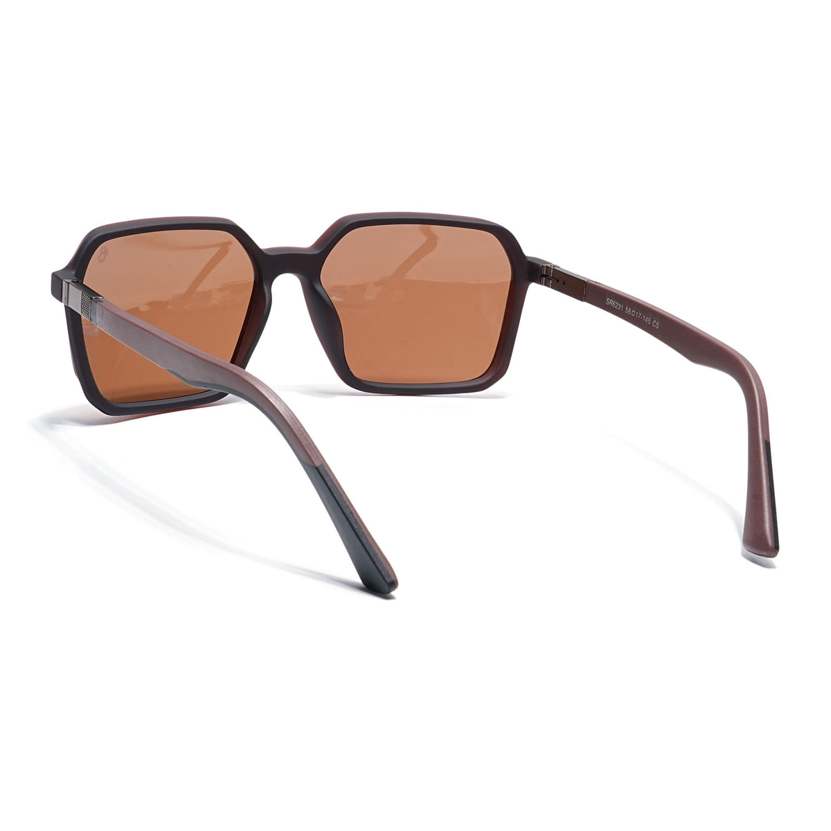 Eyejack Brown Square Sunglasses for Men and Women - Style 1128 - view 6