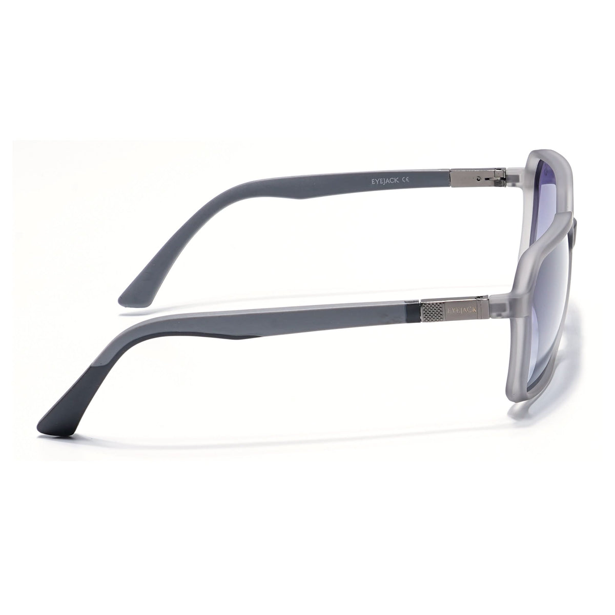 Eyejack Grey Square Sunglasses for Men and Women - Style 1129 - view 5
