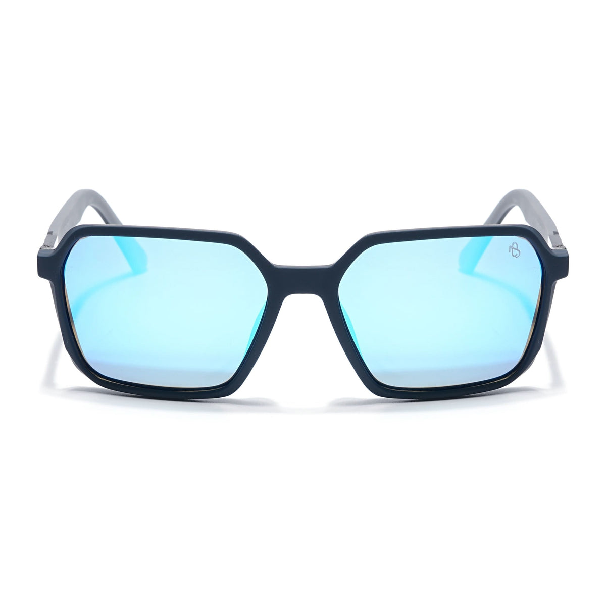 Eyejack Blue Square Sunglasses for Men and Women - Style 1130 - view 2