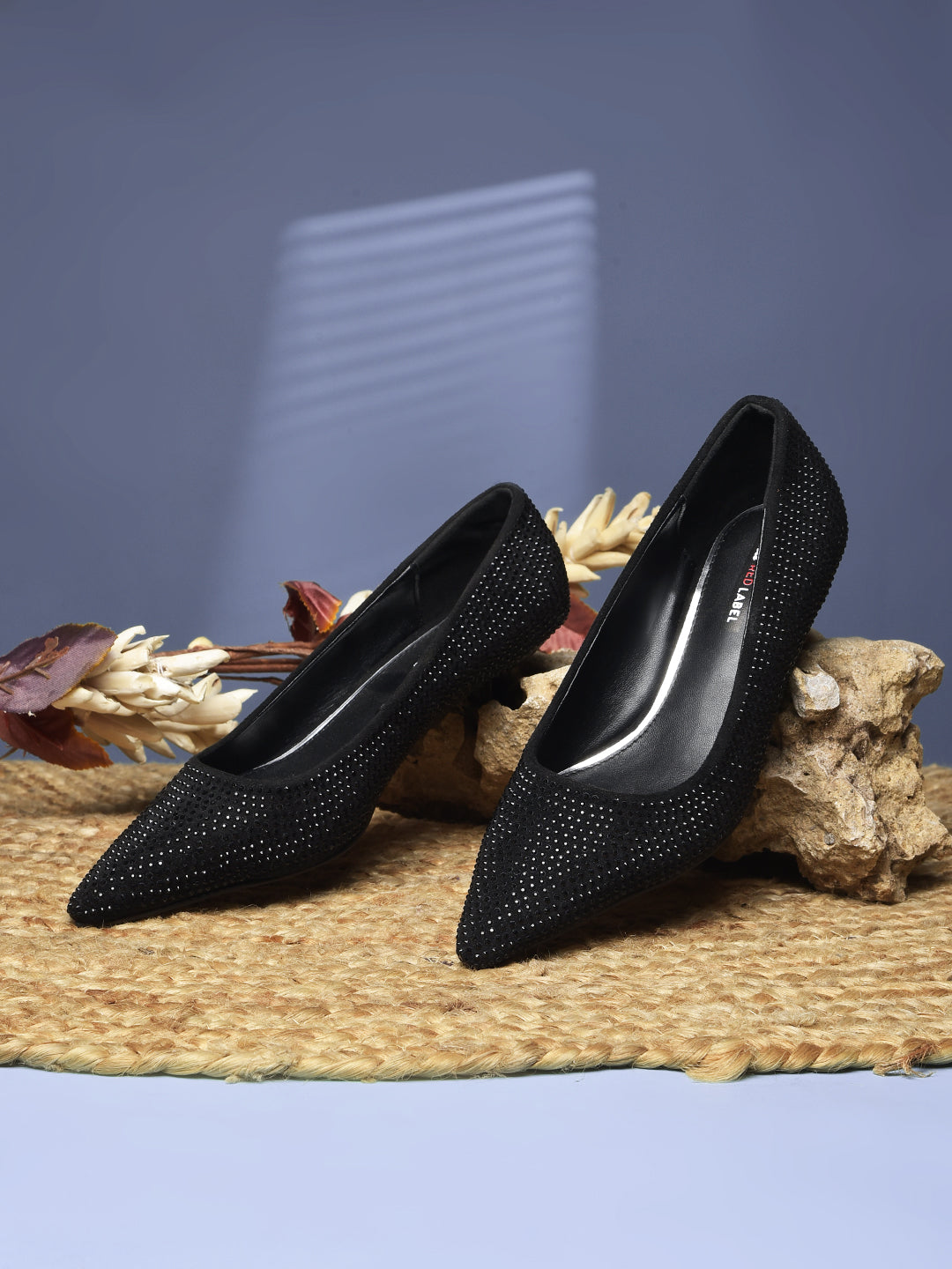 Bata Women Black Pointed-Toe Kitten Heel Pump - Black - View 6