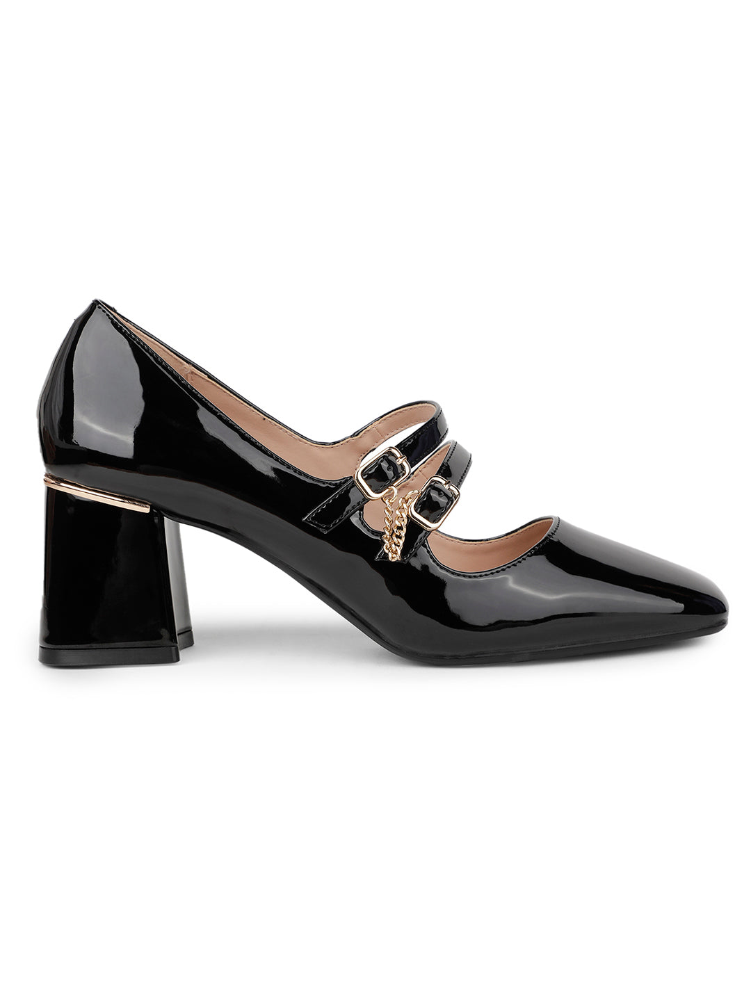 Nine West Women Pointed-Toe Block Heel Mary janes - Black - View 2