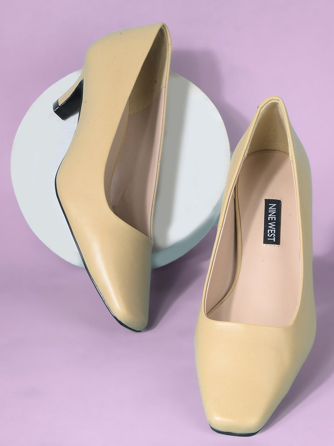 Nine West Women Pointed-Toe Casuals Pump - Beige - View 6