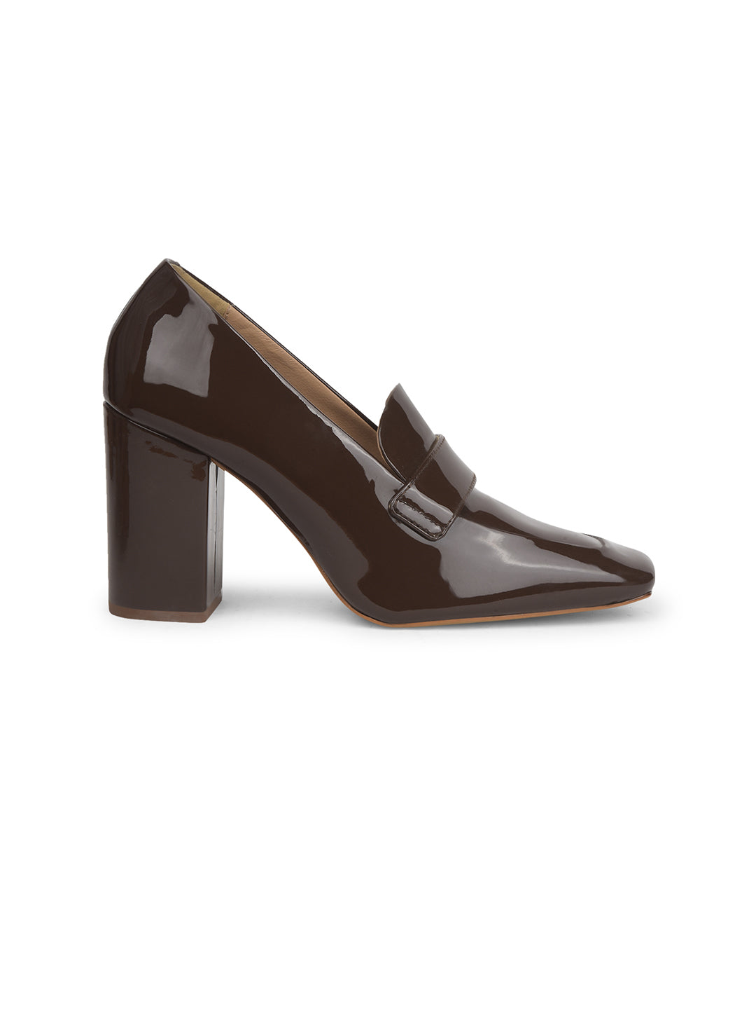 Nine West Women Casual Block Heel Pump - Brown - View 2