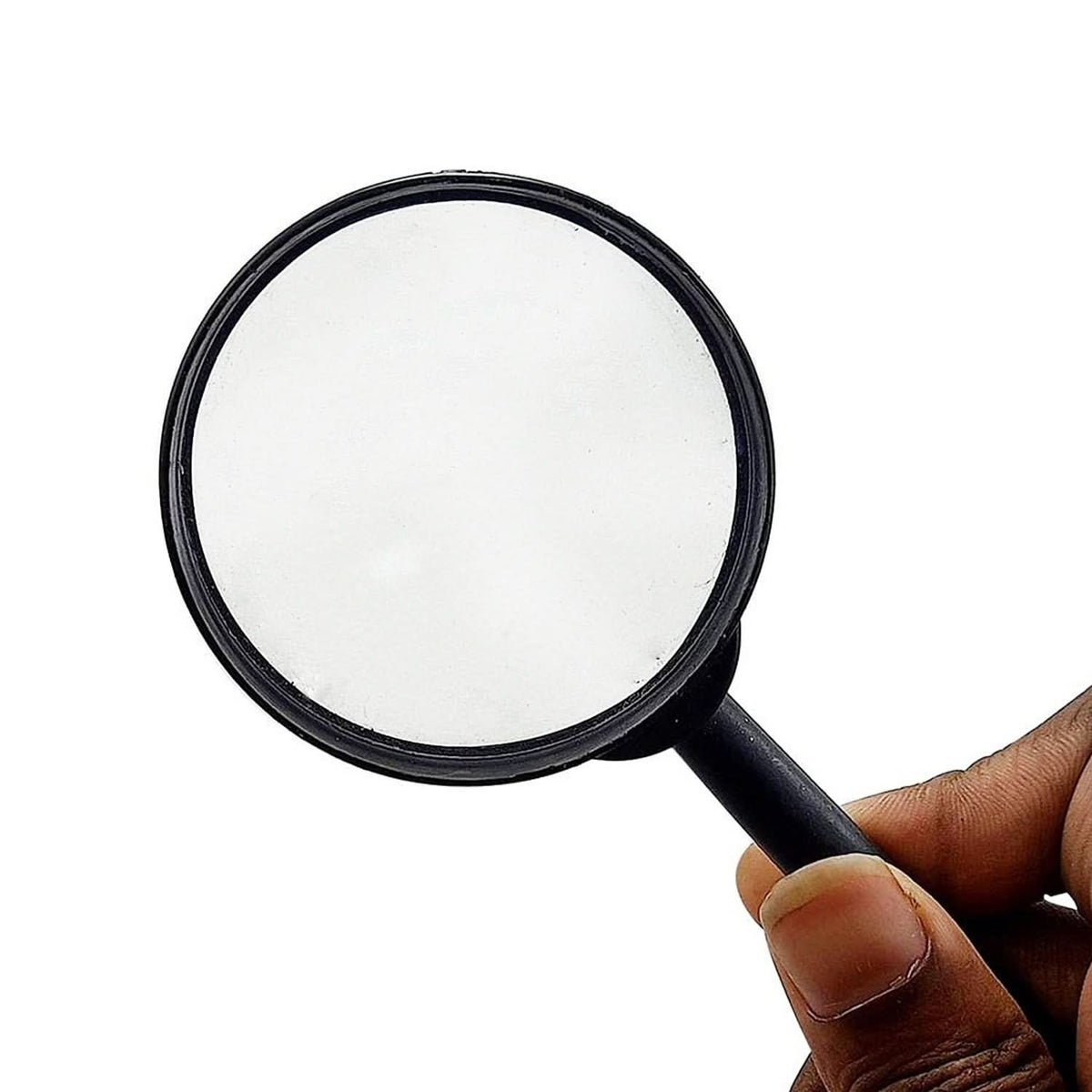 Magnifying Glass Lens Set – 2pcs Real Glass, Breakage-Proof, Reading Aid (75mm & 50mm) HP DD