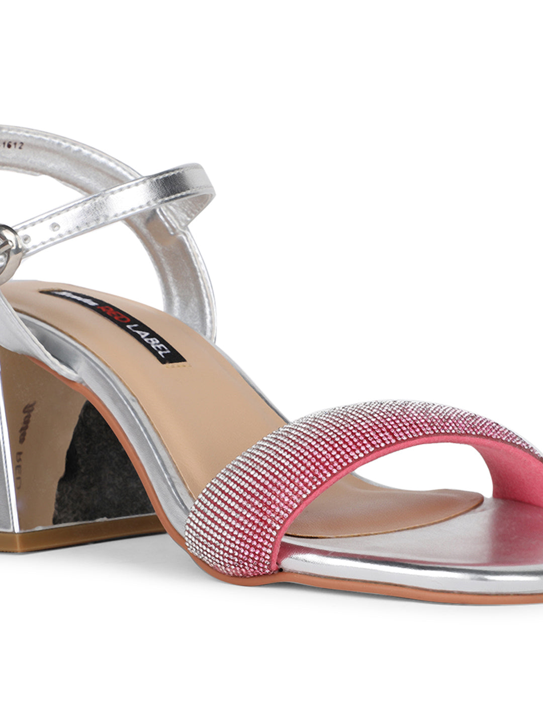 Bata Women Silver BackStrap Block Heel Sandal - Silver - View 5