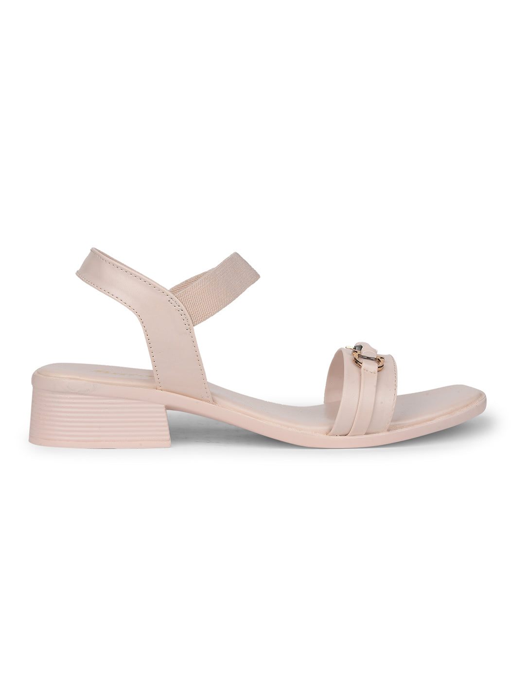 Bata Women Off White Ankle Strap Block Heel Sandal - Off White - View 2