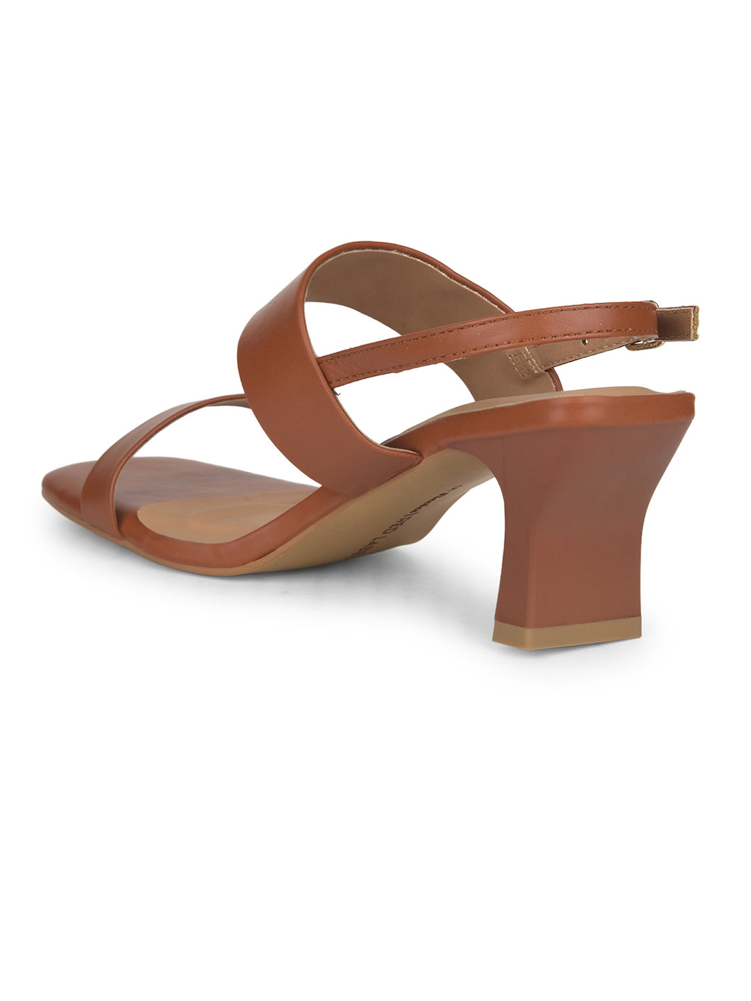 Bata Women's Tan Block Heel Sandals - Tan