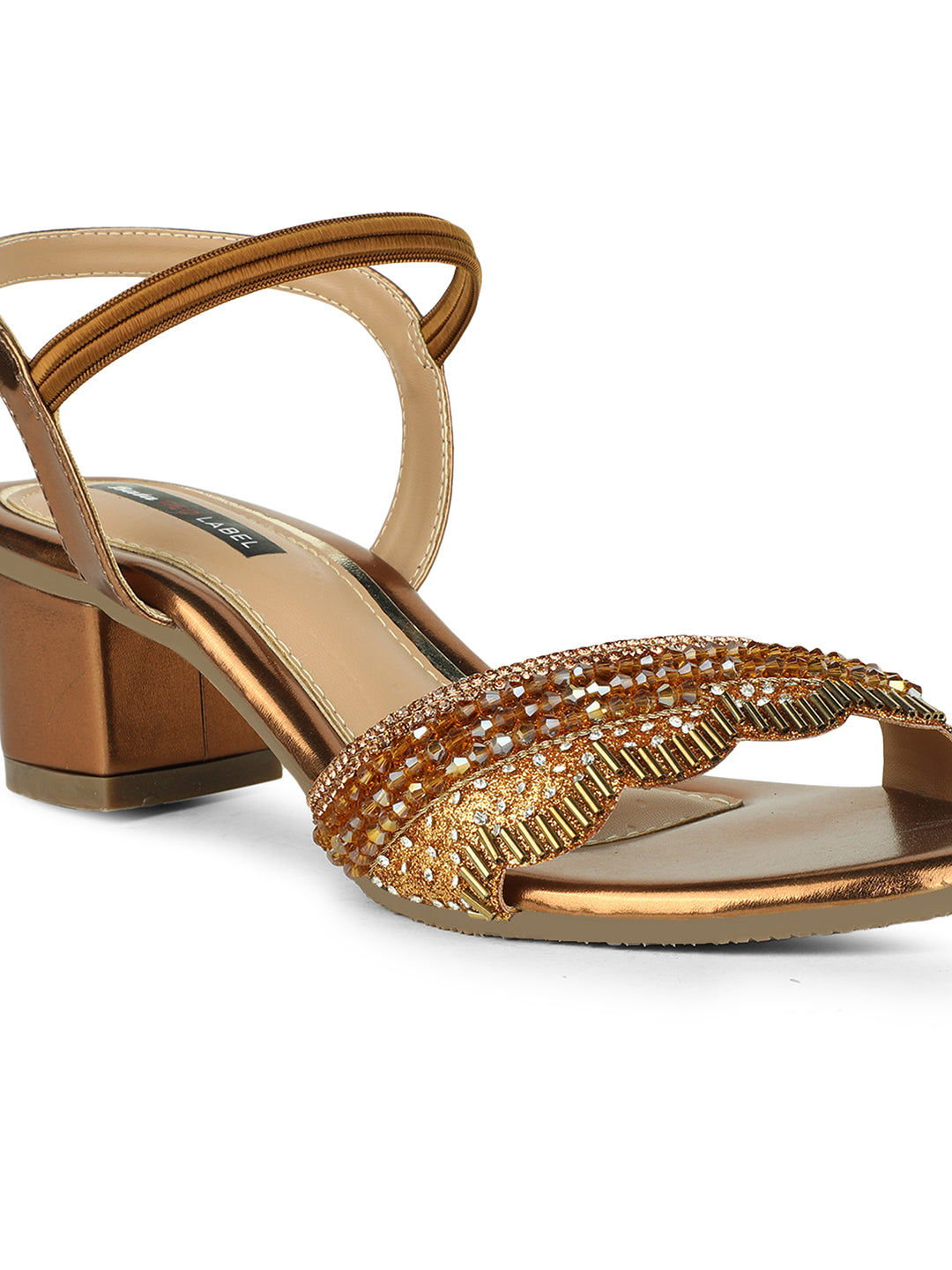 Bata Women Brown Ankle Strap Block Heel Sandal - Brown - View 5