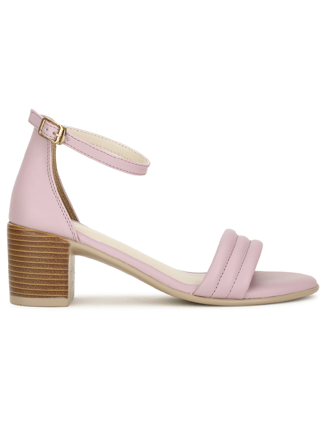 Bata Women Pink Ankle Strap Block Heel Sandal - Pink - View 2