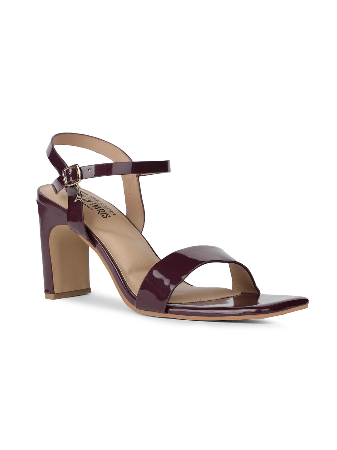 Bata Women Orange Ankle Strap Block Heel Sandal - Orange - View 1