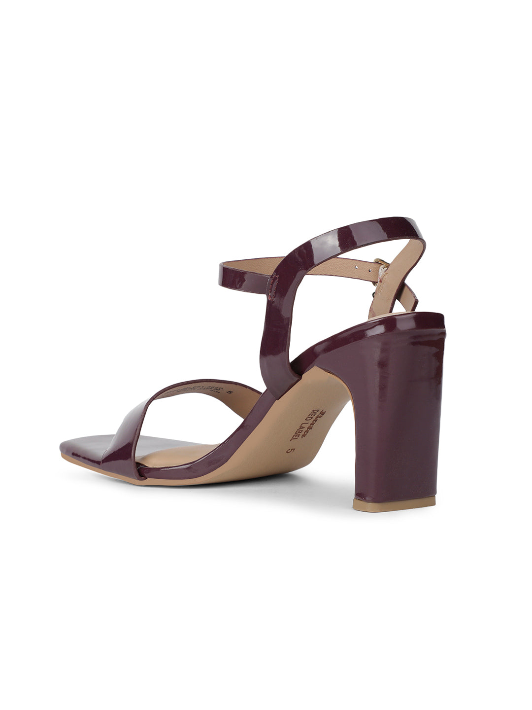 Bata Women Orange Ankle Strap Block Heel Sandal - Orange - View 3