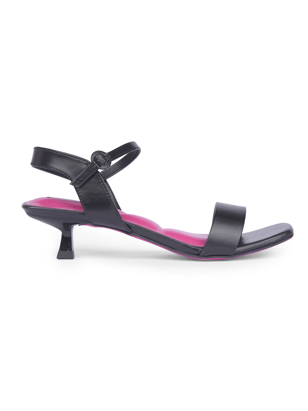 Bata Women's Black Stiletto Heel Sandals - Black