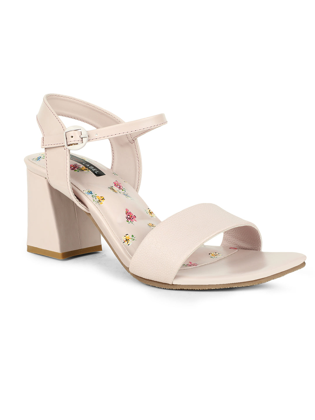 Bata Women Purple Ankle Strap Block Heel Sandal - Purple - View 1