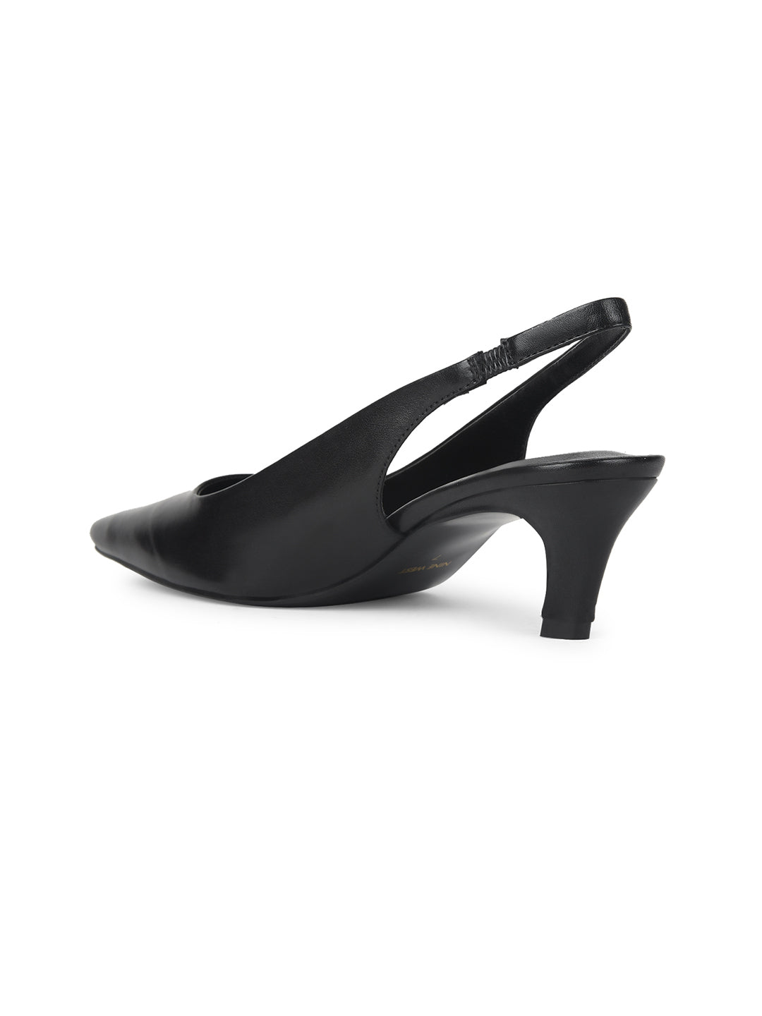 Nine West Women Pointed-Toe Kitten Heel Sandal - Black - View 3