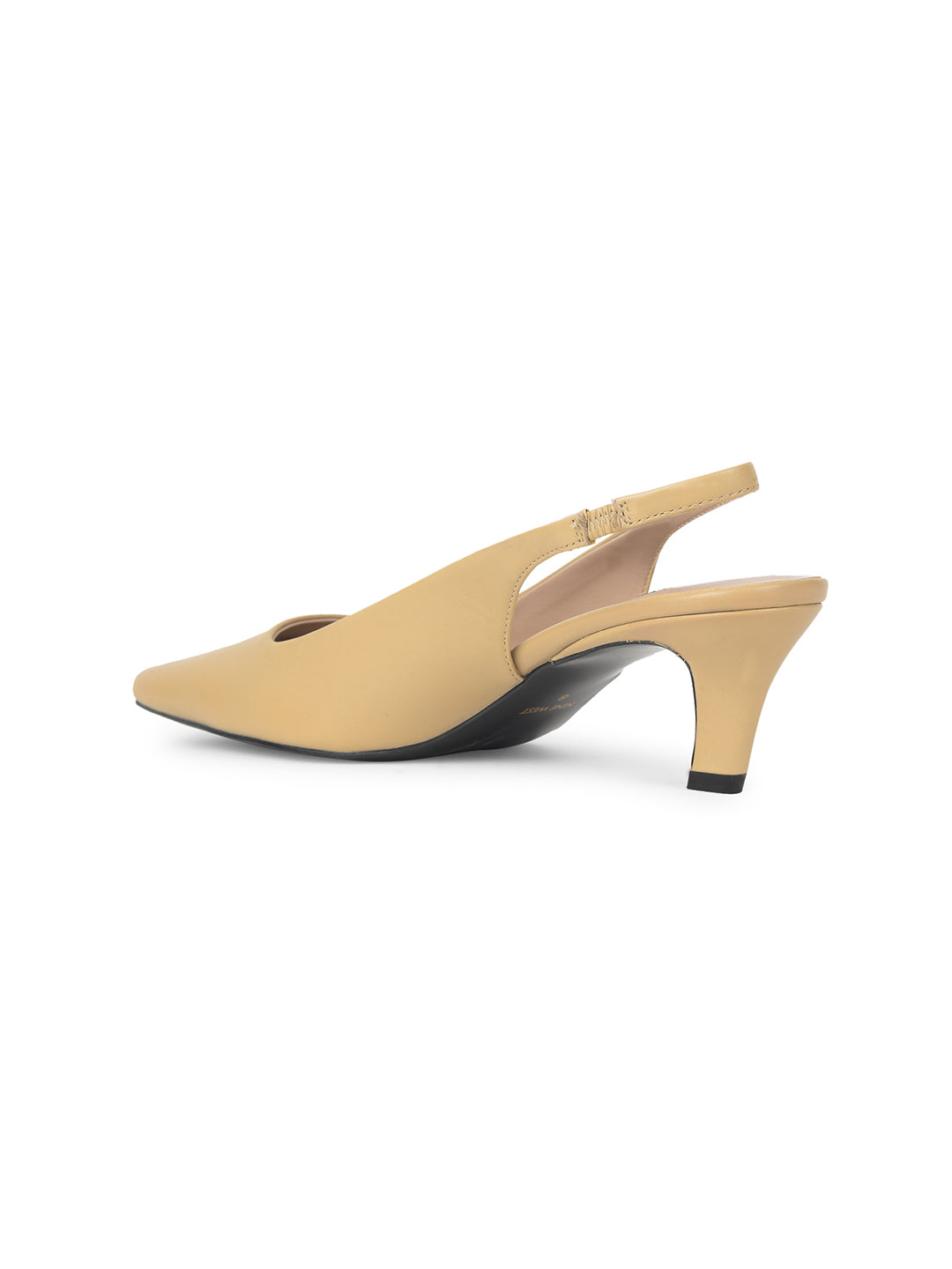 Nine West Women Pointed-Toe Kitten Heel Sandal - Beige - View 3