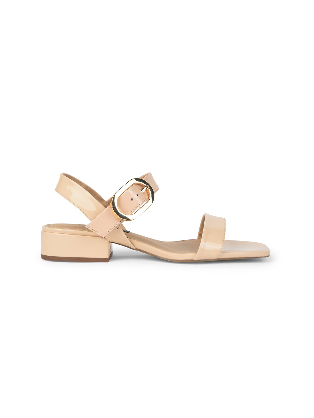 Nine West Women's Nude Block Heel Sandals - Nude