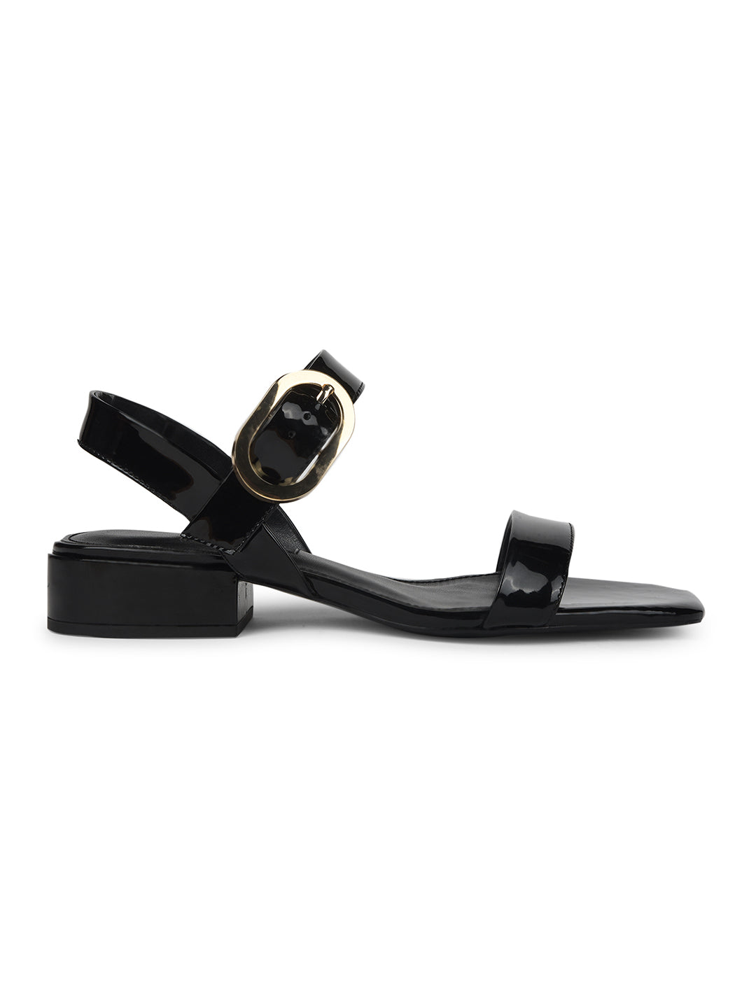 Nine West Women Ankle-Strap Block Heel Sandal - Black - View 2