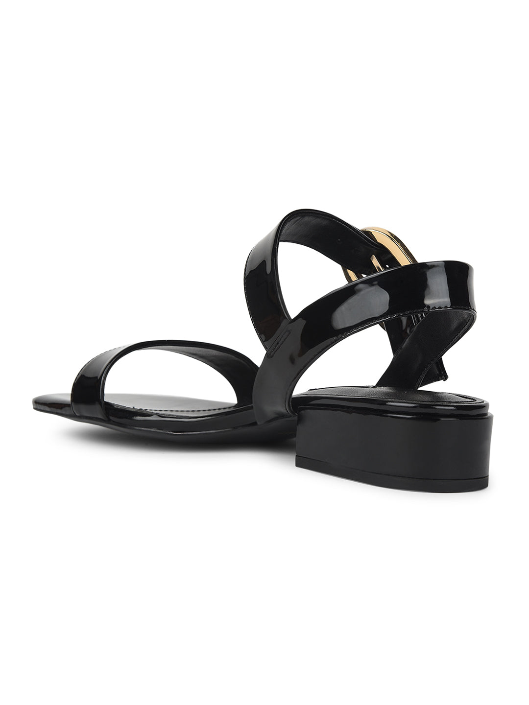 Nine West Women Ankle-Strap Block Heel Sandal - Black - View 3