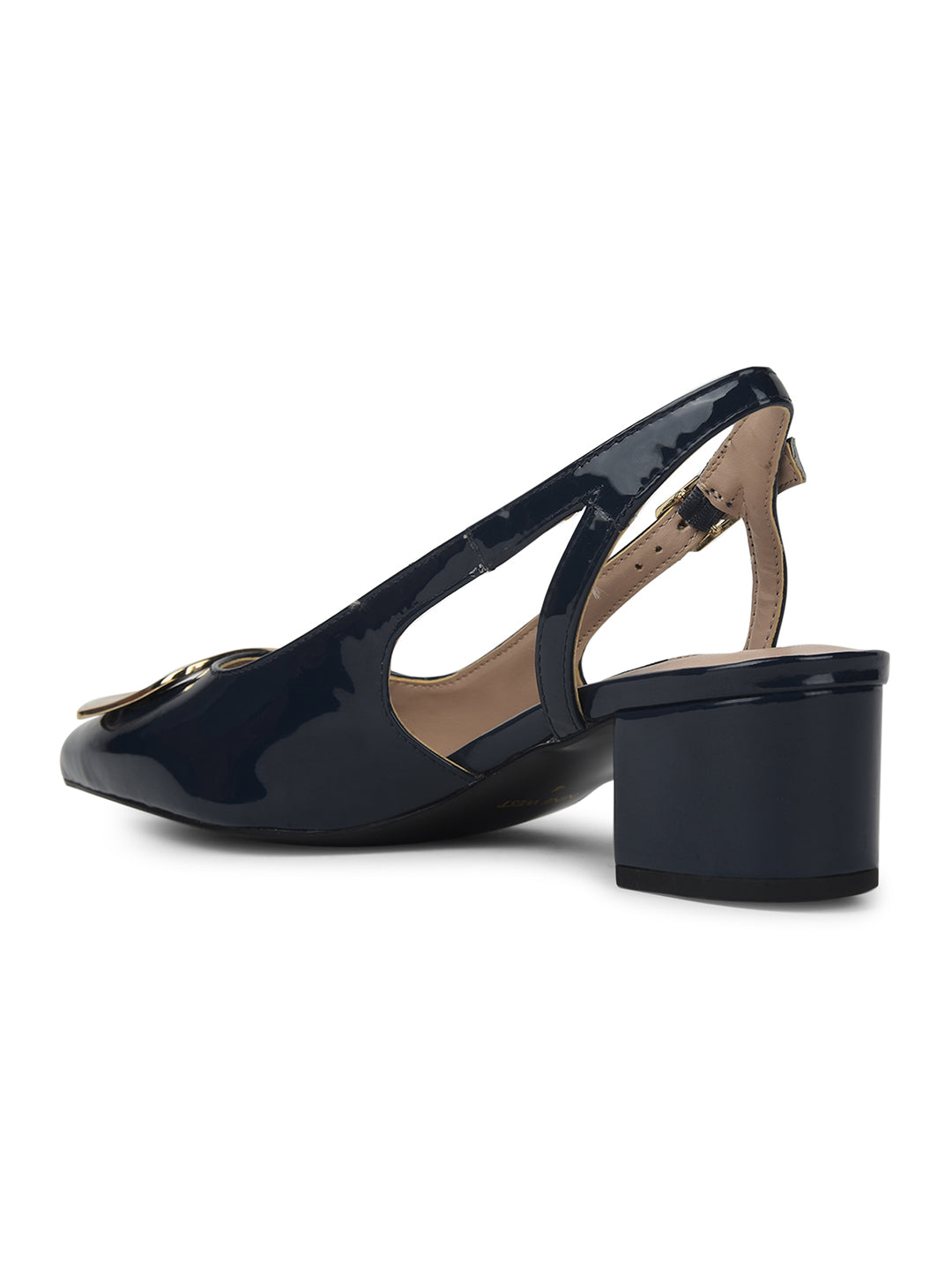 Nine West Women's Navy Block Heel Sandals - Navy