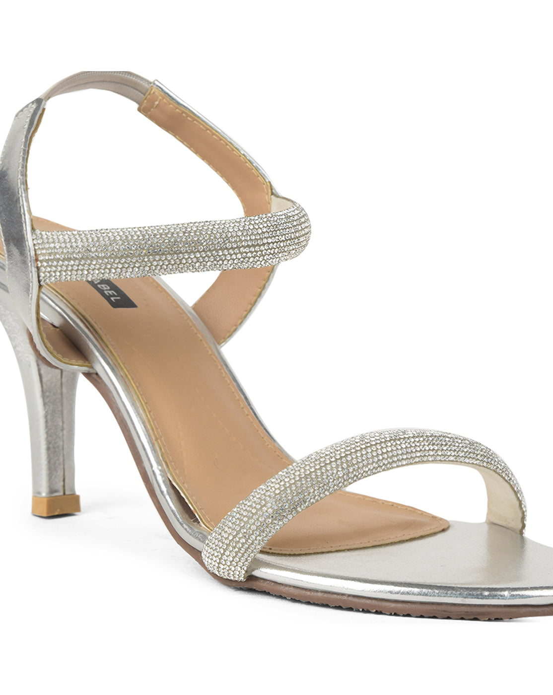 Bata Women White Ankle Strap Kitten Heel Sandal - White - View 5