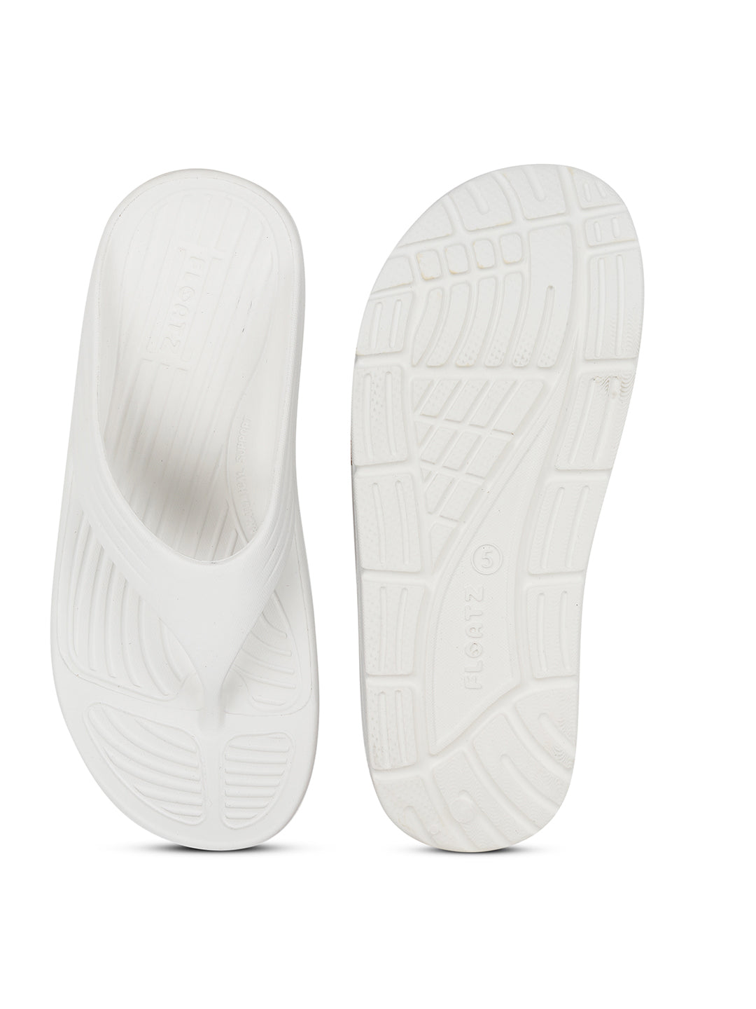 Floatz Women White Wedge Heel Thong Sandal - White - View 4