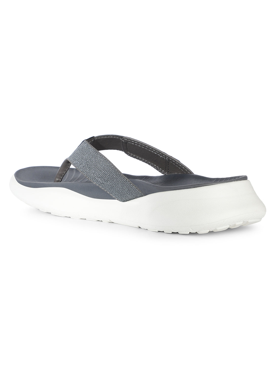 Bata Comfit Women Dark Grey Wedge Heel Thong Sandal - Dark Grey - View 3
