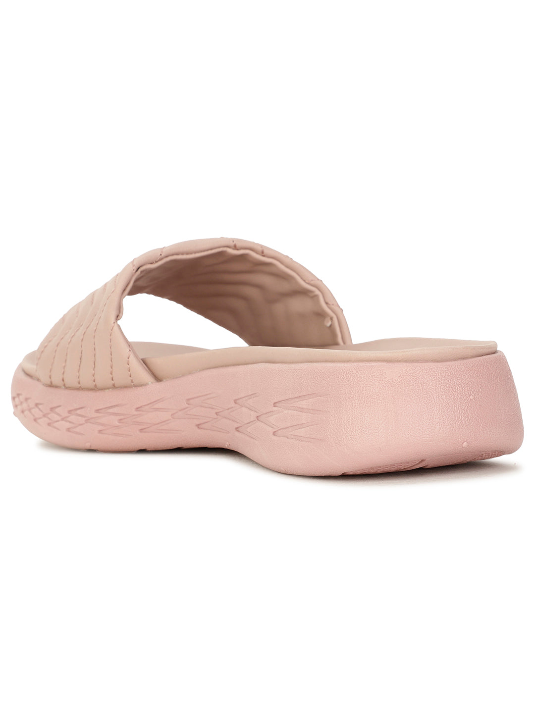 Bata Women's Orange Casual Mule Slippers - Orange