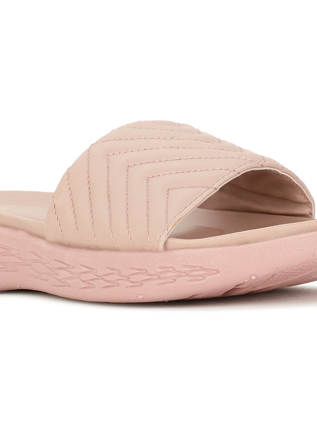 Bata Women's Orange Casual Mule Slippers - Orange