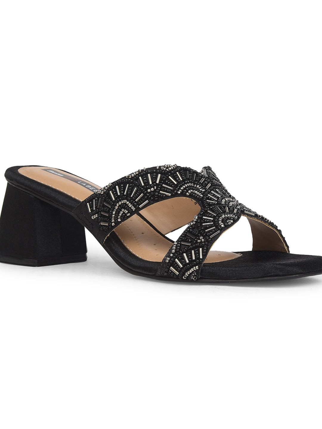 Bata Women Black Block Heel Mule Sandal - Black - View 5